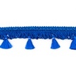 [086R-40660] [086R] Galon Pompon Franges (Cobalt)