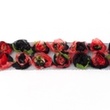 [090R-41142] [090R] Rosor på tyll (Mörkröd)