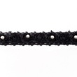 [091R-11175] [091R] Lace Rose Pearl (Black)