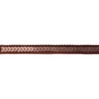 [093R-10507] [093R] Paljettband 10 mm (Brun)