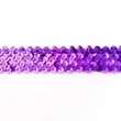 [094R-11264] [094R] Stretchable Sequin Trim 30 mm (Purple)