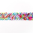 [095R-30160] [095R] Rekbaar Paillettenband Multi 30 mm (Groen)