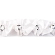 [096R-11446] [096R] Satin Ribbon With Stone (White)