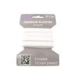 [105R-10312] [105R] Premium Elastic 10 mm (White)