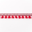 [110R-40465] [110R] Mini Flosjesband (Steen Rood)