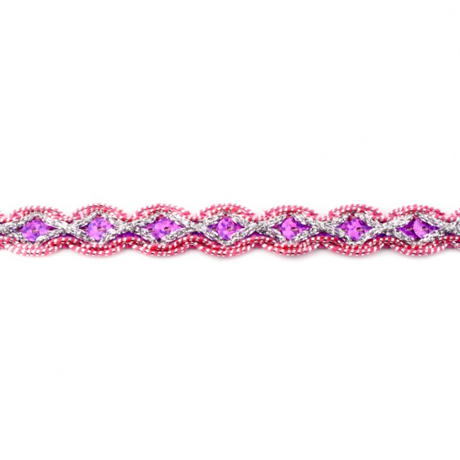 [117R] 2-Coloured Sequin Trim