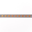 [118R-11204] [118R] Ruban Carreau Avec Coeur (Orange)