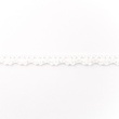 [128R-11740] [128R] Katoenen Kant Kleurlijn (Wit)