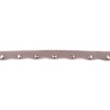 [132R-42689] [132R] Ruban Cuir Avec Studs (Gris)