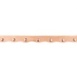 [132R-42691] [132R] Lederband Mit Studs (Gold)