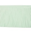[137R-43135] [137R] Nastro Frangiato Di Pelle Scamosciata 12 cm (Menta)