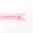 [138R-11906] [138R] Neviditelné Zipy Nastavitelné 25 Cm (Růžový)