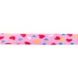 [142R-30218] [142R] Bias Binding Printed, 3 m a Bunch (Jasnoróżowy)