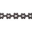 [143R-30188] [143R] Flower Dot With Fiberfill (Černá)