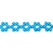 [143R-30193] [143R] Flower Dot With Fiberfill (Aqua)