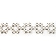 [144R-30179] [144R] Blomband Rutigt Med Fiberfill (Grå)