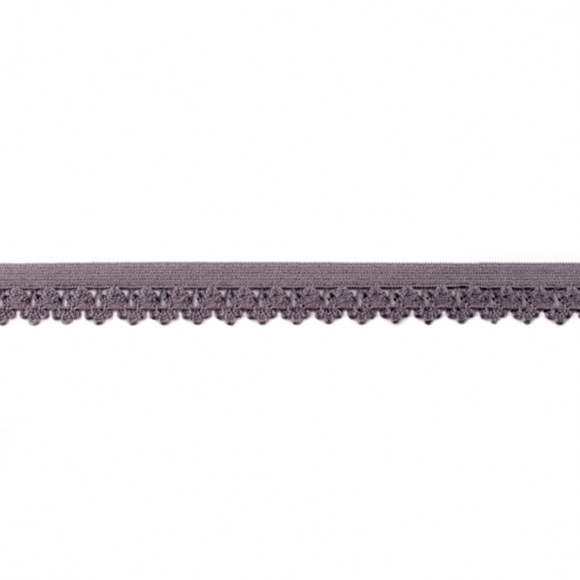 [149R] Elastisk spets med blomma