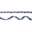 [154R-43129] [154R] Flätat läderband Multi (Kobolt)