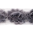 [155R-30082] [155R] Flor Grande En Tul (Gris)