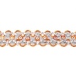 [157R-30032] [157R] Zweifarbige Paillettenband Blume (Orange)