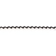 [158R-30007] [158R] Taśma Zig Zag Hip-Line (Czarny)