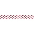 [159R-30202] [159R] Biais Extensible Avec Point (Blanc)