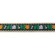 [160R-30107] [160R] Taśma Bawarska Kwiat (Czarny)