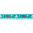[160R-30111] [160R] Taśma Bawarska Kwiat (Aqua)