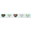 [168R-30424] [168R] Cartoon Ribbon (Světle Tyrkysová)