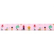 [168R-30451] [168R] Cartoon Ribbon (Světle Růžová)
