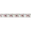 [168R-30469] [168R] Cartoonband (Wit)