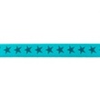 [173R-42796] [173R] Elastic With Two-coloured Woven Star 20 mm (Dark Mint)