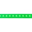 [173R-42797] [173R] Elastic With Two-coloured Woven Star 20 mm (Apple Green)