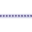 [173R-42804] [173R] Elastic With Two-coloured Woven Star 20 mm (Lilac)