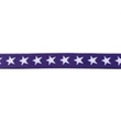 [173R-42805] [173R] Elastic With Two-coloured Woven Star 20 mm (Purple)