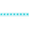 [173R-42806] [173R] Elastic With Two-coloured Woven Star 20 mm (Mint)
