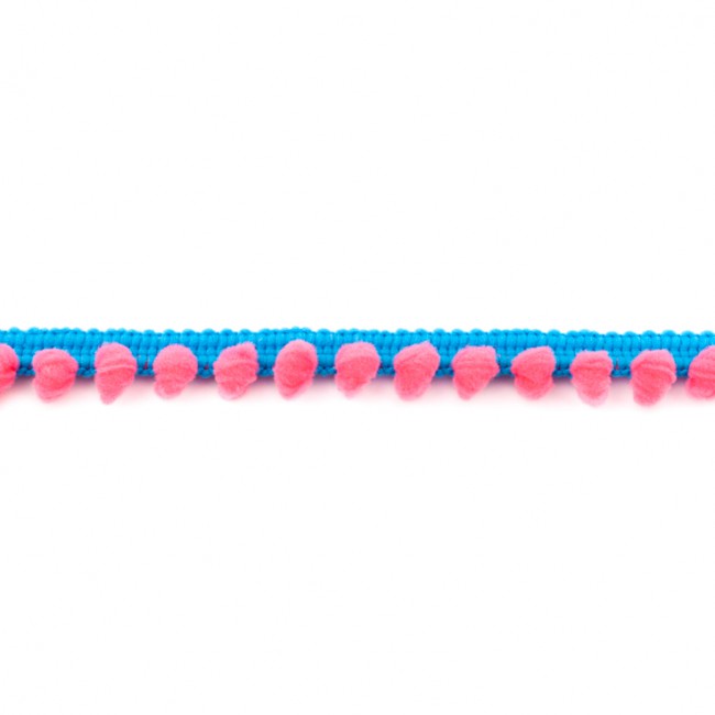 [175R] 2-coloured Pom Pom Lace
