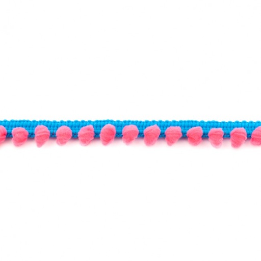 [175R] 2-coloured Pom Pom Lace