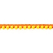 [175R-40508] [175R] 2-coloured Pom Pom Lace (Orange)