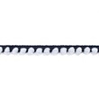 [175R-40510] [175R] 2-coloured Pom Pom Lace (Dark Blue)