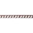 [175R-40512] [175R] 2-coloured Pom Pom Lace (Dark Taupe)