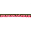 [175R-40516] [175R] 2-coloured Pom Pom Lace (Mechově Zelená)