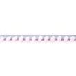 [175R-40519] [175R] 2-coloured Pom Pom Lace (Světle Modrá)