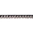 [175R-40520] [175R] Zweifarbige Bommelborte (Schwarz)