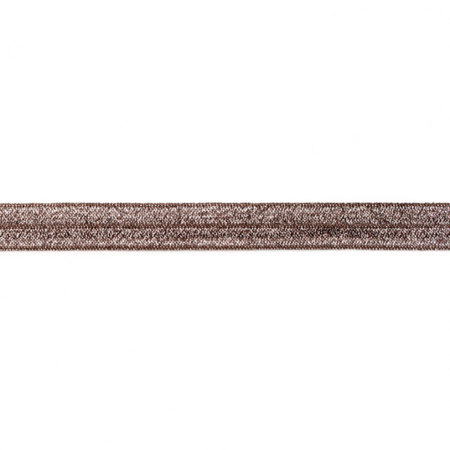 [178R] Nastro In Sbieco Elastico Glitter Poliammide