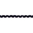 [182R-41208] [182R] Small Knitted Flower Trim (Black)