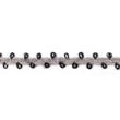 [182R-41210] [182R] Small Knitted Flower Trim (Light Grey)