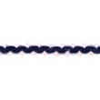 [182R-41213] [182R] Small Knitted Flower Trim (Dark Blue)