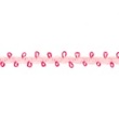 [182R-41214] [182R] Ruban Petit Fleur Jerseyé (Rose)