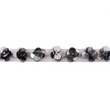 [187R-40998] [187R] Ruban Paillettes Avec Perles (Gris Clair)